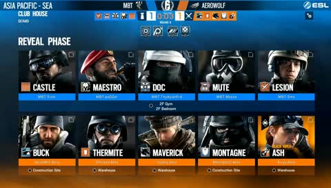 [พากย์ไทย] Rainbow Six - Pro League - ซีซัน 9 - ซีซันปกติใน SEA - Playday #1