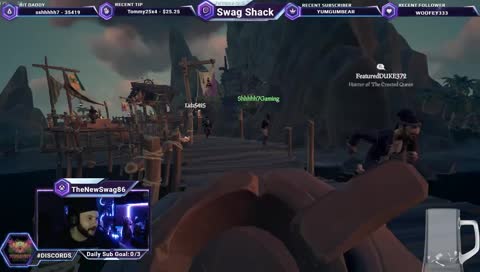 Sailin the Seas w/ @shhhhh7gaming | !cookies | #SwagShack | Creator Code: THENEWSWAG86 |