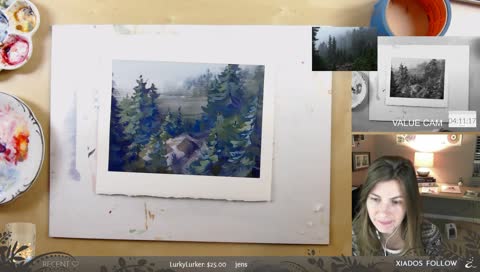 (ﾉ◕ヮ◕)ﾉ*:･ﾟ✧ Landscapes with #gouache and #watercolor