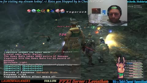 Casual-Game & BRB + Snow | Audio Mic repeats?>Date:1/16/2019] Usual-Game: Playing FFXI~JobPoints Thf Again/Yogo's Adoulin Quests+KI & other!