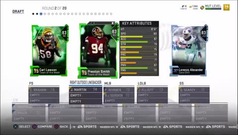 Madden 19 Draft Champs