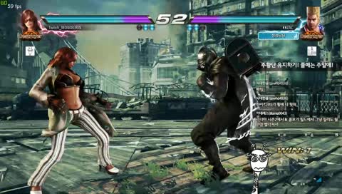 철권7 카타리나 철린이 8일차 가르침 부탁드립니당. MONOKIRIN 흑백기린