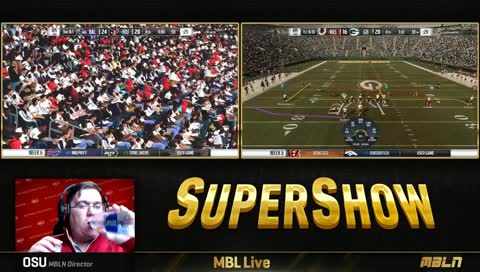 MBL LIVE SUPERSHOW!!! 2 GAMES LIVE AT ONCE!!! LIVE PLAY-BY-PLAY COMMENTARY!!