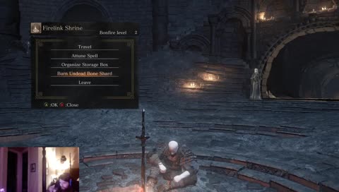 Kratos and Boi venture in Dark Souls III