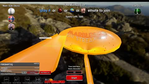 MOS stream. Running Speed Prix! 18+ Celebrating my first week of streaming!