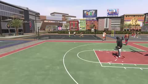 Streaking up and isoing in the neighborhood, pull up!!