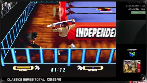 Classics Series N°18 :  WCW VS NWO -Nintendo 64-  Live