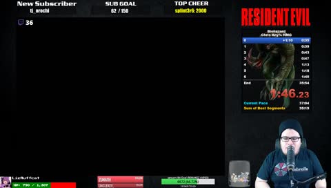 [Road To Partner] RE1 Chris Any% Speedruns For Top 3 HYPE!!