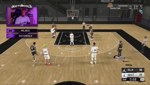 chillin on the courts