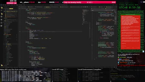 [Pt.2] Mobile UI Components - Tech Startup: notify.me - Node, VueJS (READ BELOW STREAM)