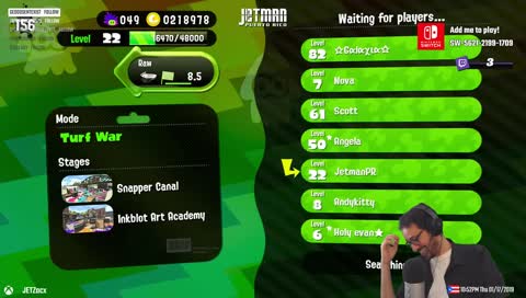 [ENG/SPA] Splatting with viewers! And maybe raging about sucking...