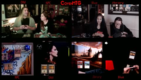 Women playing MTG EDH live! Come chat with us!