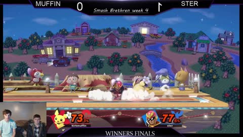 Smash Brethren week 4
2 Stock
Double Elimination 
Dream Land 
Smashville
Town and City
Saffron
Battlefield 
Final Destination