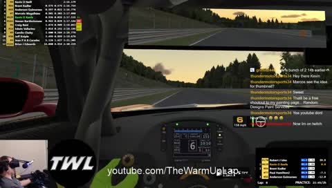 The RutgersKev Show: iRacing GT3 Sprint at Spa - Race 11pm EST