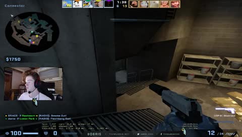 IRL Flash look away Kappa