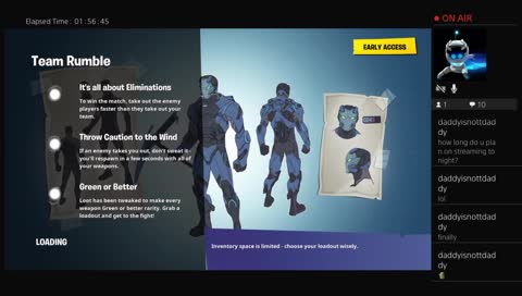 first time playing forntnite