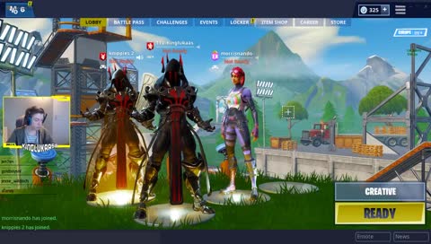 going for them VICTORY ROYALES