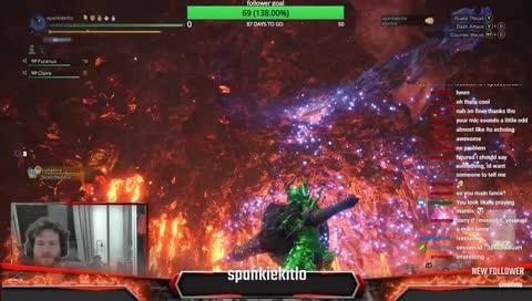 (PC)(HR105) thank you everyone for getting me to affiliate. killing monster with viewers and helping with quest. !session !discord