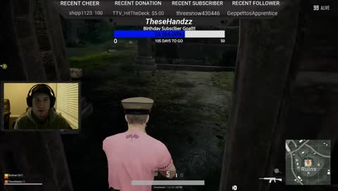 PUBG chicken dinner chasing!!! 600 WINS!!!, lets get these subs up!!! @thesehandzz1 on socials