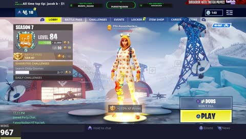 Grinding for 1000 wins/grinding challenges