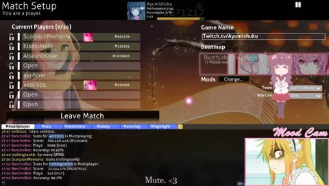 Watch me fail at Osu! :D (first stream)