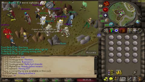 Getting 99 RC and 99 Mining // DnB & Real Instruments* // Feel free to come have a chat.