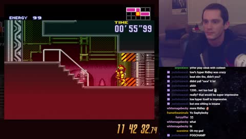 Super Metroid romhack, Falling OHKO [aka endless ceres ridley attempts] (for a good time, call https://discord.gg/fJ8FpcM)
