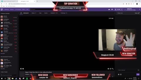 Wrath scaring himself