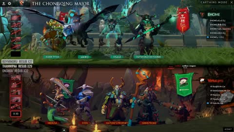 [ THAI ] VP vs EHOME (BO3) - The Chongqing Major : Group A