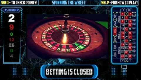 Twitch Plays Roulette! Place your bets!