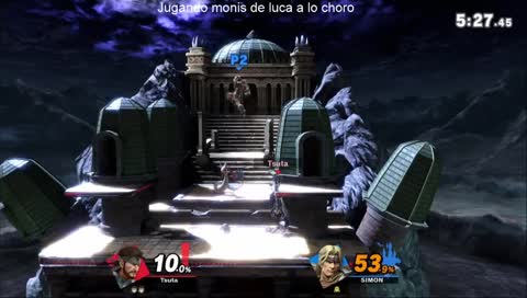 Los cabros jugando moni