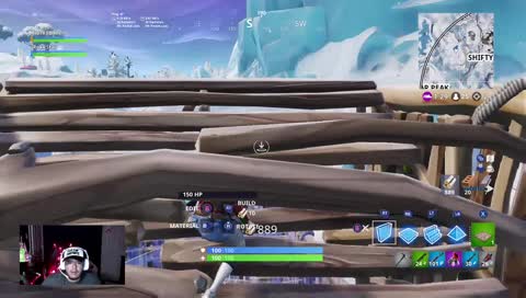 Xxxw1redxxX playing FN  2500 Vbucks contest