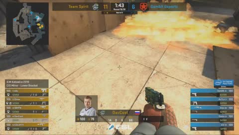 [FR] 🔴 Spirit vs Gambit - CIS Minor - Katowice 2019