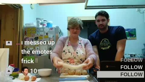 Cooking with mum