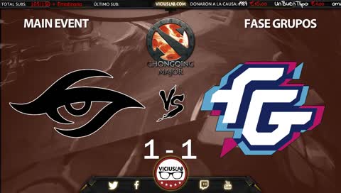 [ES] SECRET vs FORWARD GAMING - Group Stage - THE CHONGQING MAJOR - 112/150 SORTEO TARJETA 20 EUROS STEAM o  BATTLENET