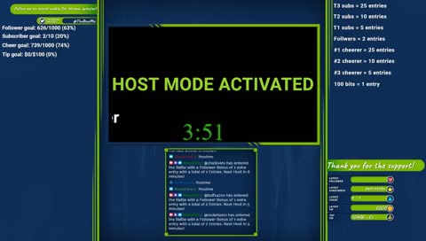 !hostme raffle !so to self promote