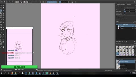 Drawing chat requests