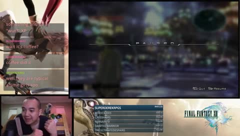 [MARATHON] Final Fantasy XIII  - Day 4: Hanging out at Hope's Dad's House... Can we hang out on your couch a few days?