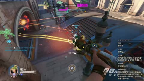 키보드가 고장나서 메르시만 하는 컨셉ㅋㅋ