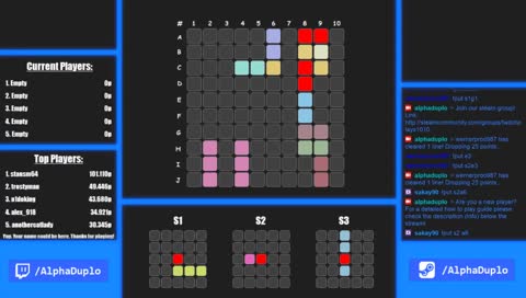 1010! on Twitch! - !help - !put to play & move shapes - Read the description for instructions & rules! [24/7] [BETA]