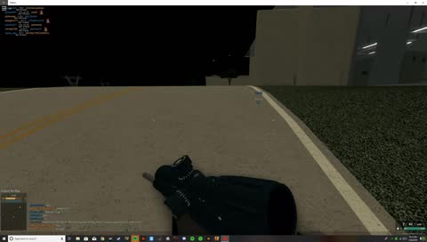 I don't know why he's playing roblox either...