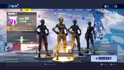 [PSN] Fortnite grind.