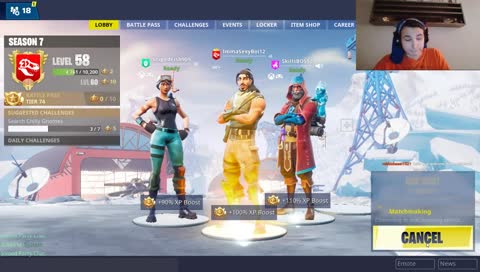 Fortnite with the boys