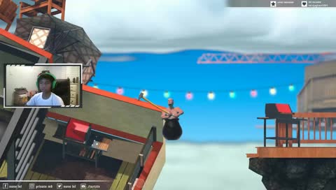 kid plays getting over it