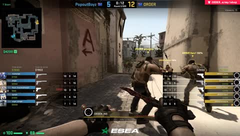 ESEA MDL | ORDER VS POPOUTBOYZ | BO1 | @MAC_IS_TRASH