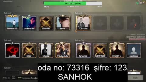 HEP BERABER CUSTOM ROOM OYNUYORUZ