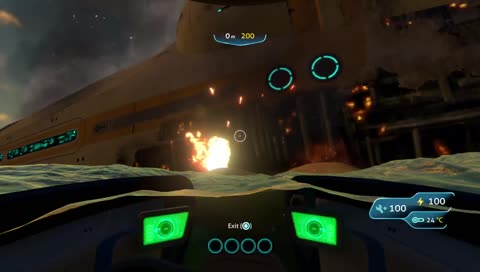 Ship goes boom