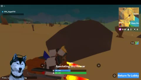 A doggo plays Island Royal with you!