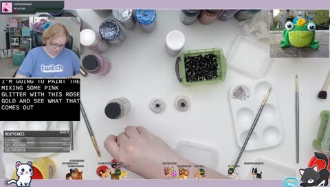 Painting some safety eyes for crochet amigurumi! CC!