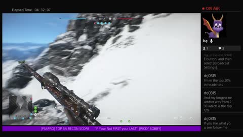 [PS4 PRO] TOP 5% RECON SCORE Battlefield V